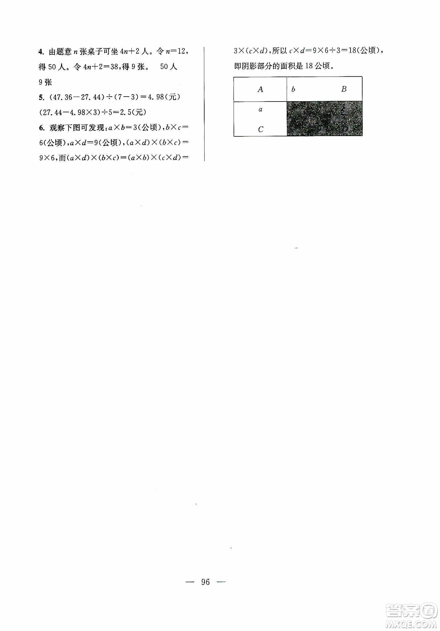 超能學(xué)典2019秋單元期中期末專題沖刺100分五年級(jí)數(shù)學(xué)上冊(cè)江蘇版答案