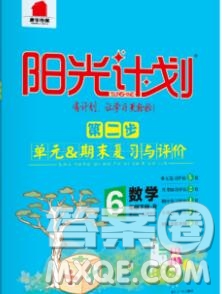 中國原子能出版社2020春季陽光計劃第二步六年級數(shù)學下冊人教版答案