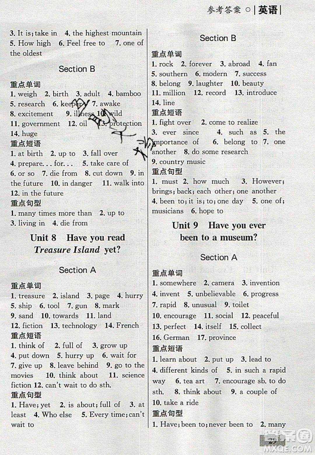 志鴻優(yōu)化系列叢書2020初中同步學(xué)考優(yōu)化設(shè)計(jì)八年級(jí)英語下冊人教版答案