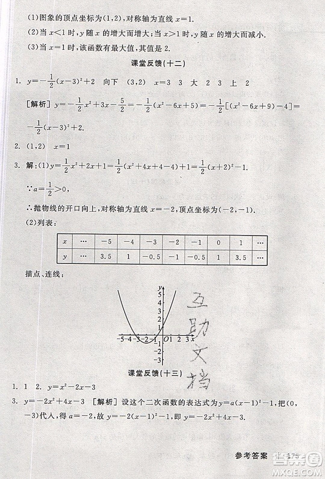 陽(yáng)光出版社2020年全品學(xué)練考數(shù)學(xué)九年級(jí)下冊(cè)新課標(biāo)BS北師版答案