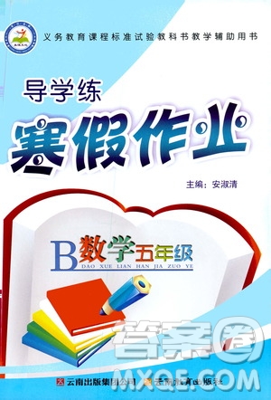 2020年導(dǎo)學(xué)練寒假作業(yè)系列數(shù)學(xué)五年級(jí)人教版參考答案