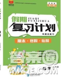 2020年品至教育假期復(fù)習(xí)計劃寒假銜接三年級數(shù)學(xué)北師版答案