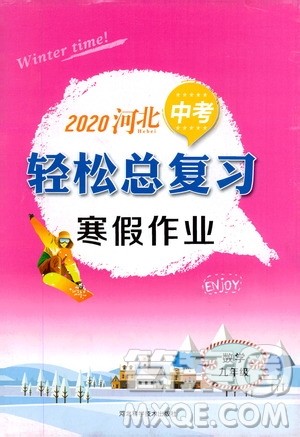 河北科學(xué)技術(shù)出版社2020河北中考輕松總復(fù)習(xí)寒假作業(yè)九年級(jí)數(shù)學(xué)答案