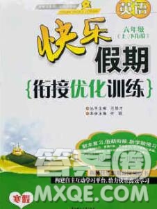 2020年快樂(lè)假期銜接優(yōu)化訓(xùn)練寒假六年級(jí)英語(yǔ)人教版答案