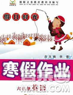 陽光出版社2020年假日時(shí)光寒假作業(yè)六年級(jí)英語陜旅版答案