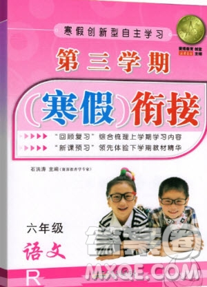 愛博教育2020年第三學(xué)期寒假銜六年級(jí)語文R人教版參考答案