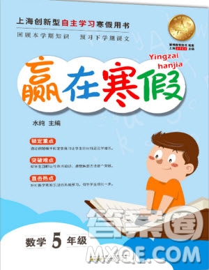 安徽人民出版社2020年贏在寒假5年級(jí)數(shù)學(xué)參考答案