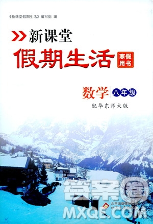 北京教育出版社2020新課堂假期生活寒假用書八年級(jí)數(shù)學(xué)華東師大版答案