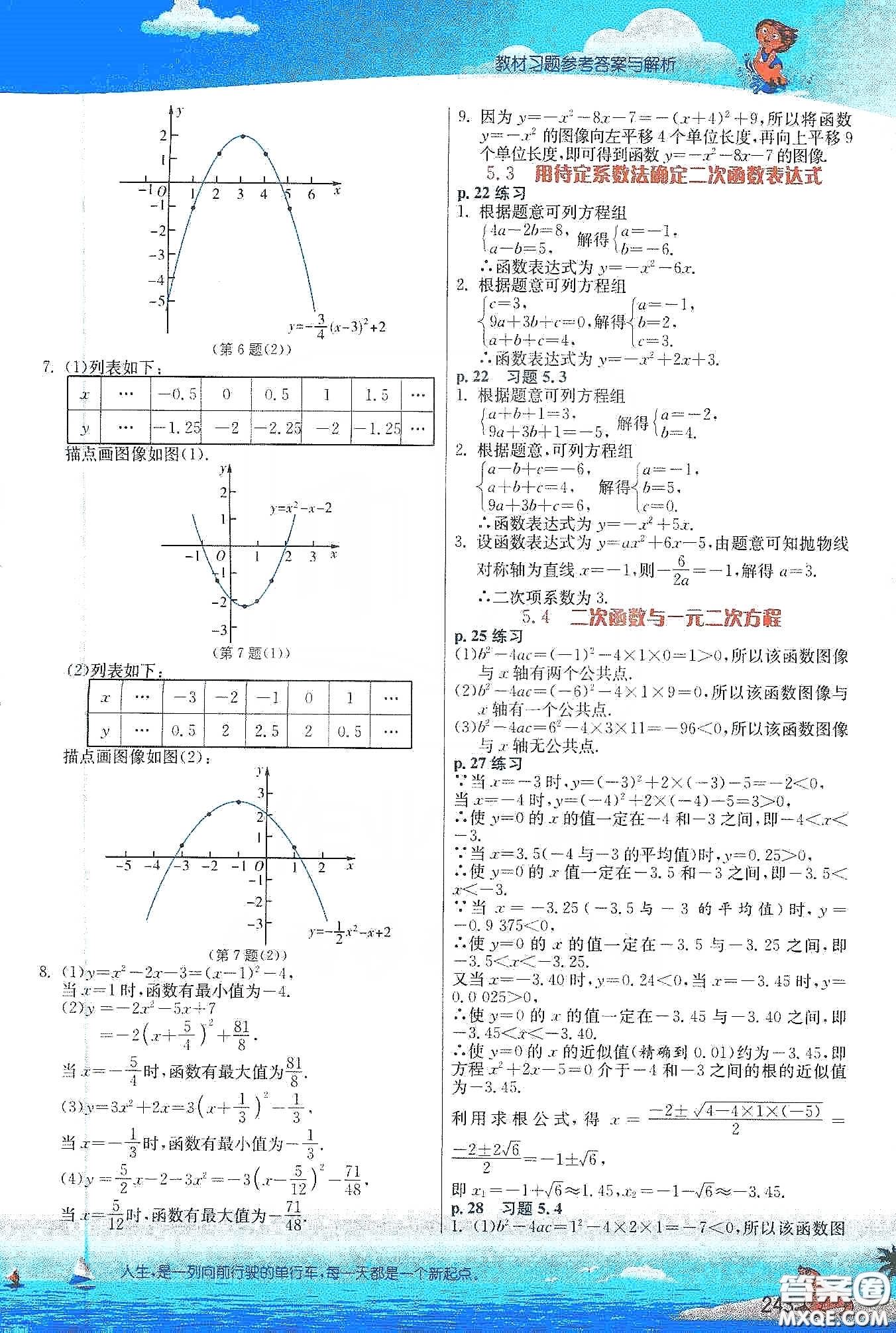 2020九年級數(shù)學課本下冊蘇科版答案