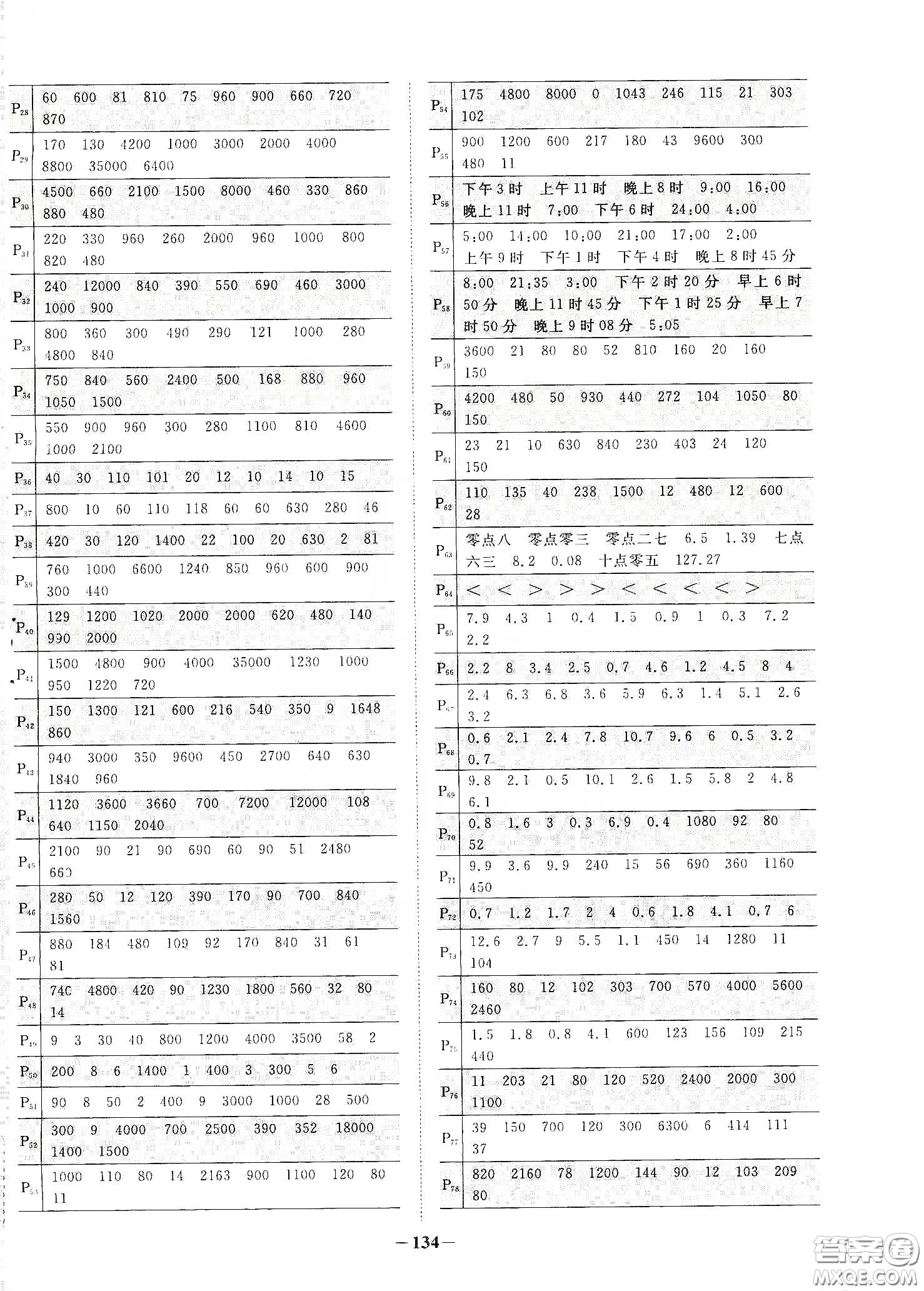 宇軒圖書2020春陽光同學(xué)課時(shí)優(yōu)化作業(yè)三年級數(shù)學(xué)下冊人教版天津適用答案