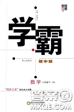 經(jīng)綸學(xué)典2020春學(xué)霸題中題八年級(jí)下冊(cè)數(shù)學(xué)RJ人教版參考答案