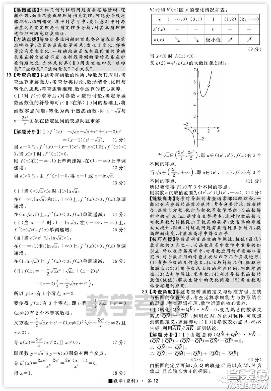 2020屆天利38套知識鞏固卷三數(shù)學(xué)理科試題及答案