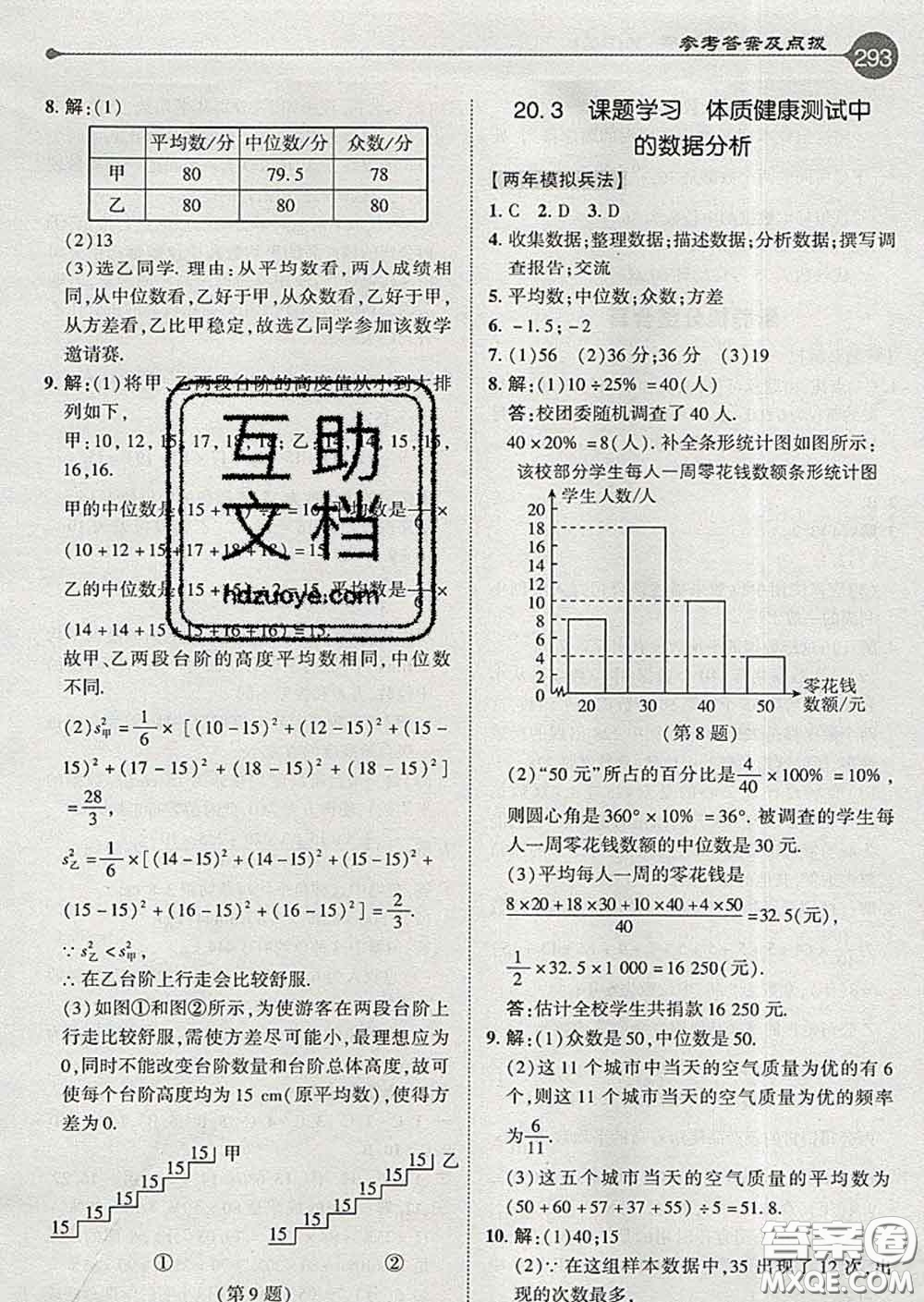 吉林教育出版社2020春特高級教師點撥八年級數(shù)學(xué)下冊人教版答案