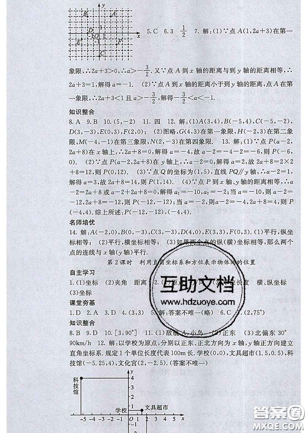 梯田文化2020春課堂點(diǎn)睛八年級數(shù)學(xué)下冊湘教版答案