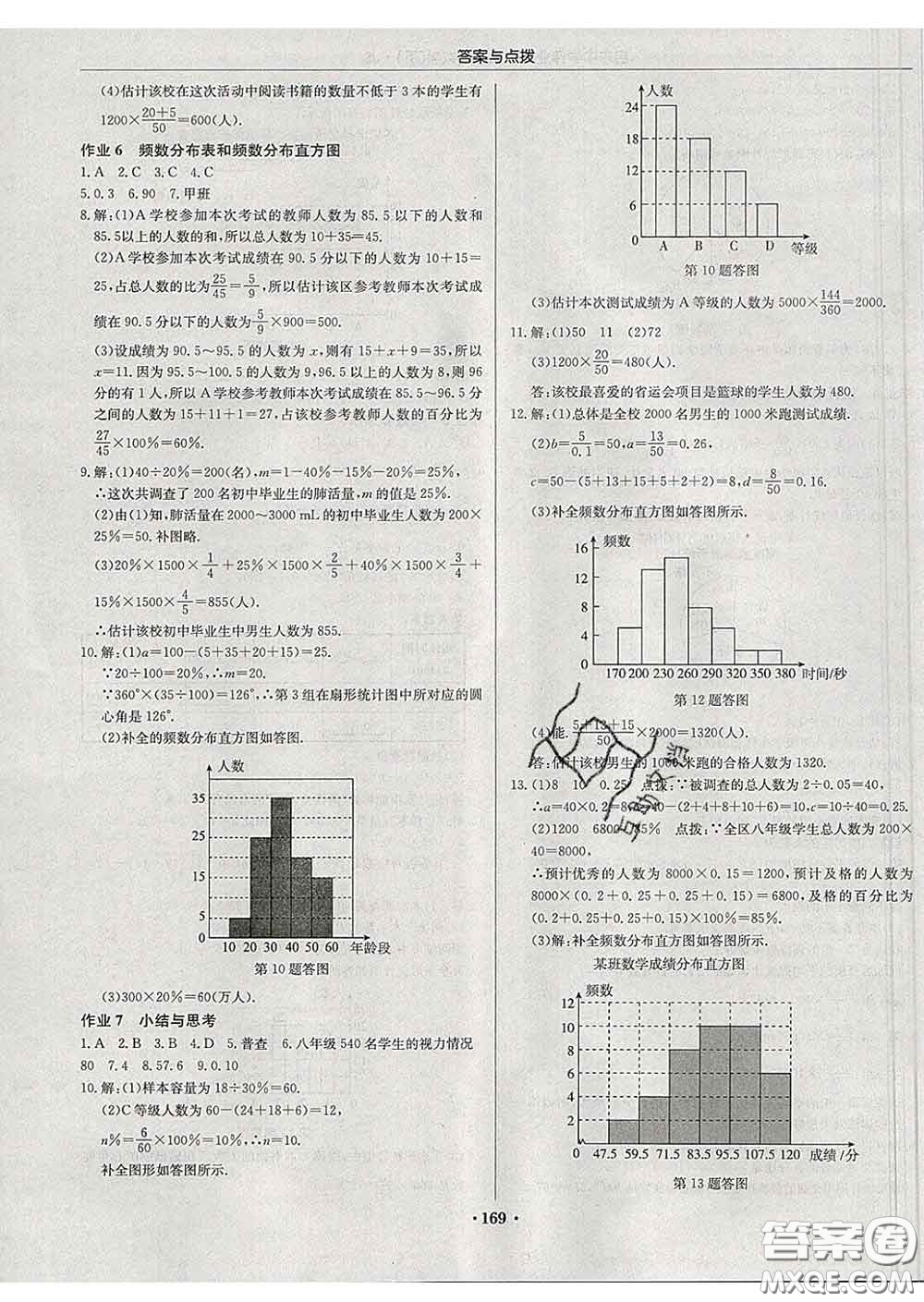 龍門書局2020新版啟東中學作業(yè)本八年級數(shù)學下冊江蘇版答案