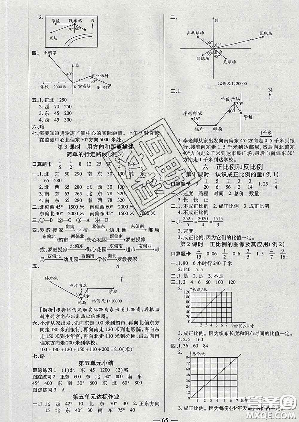 2020新版培優(yōu)紅領(lǐng)巾樂園六年級數(shù)學(xué)下冊蘇教版五星答案