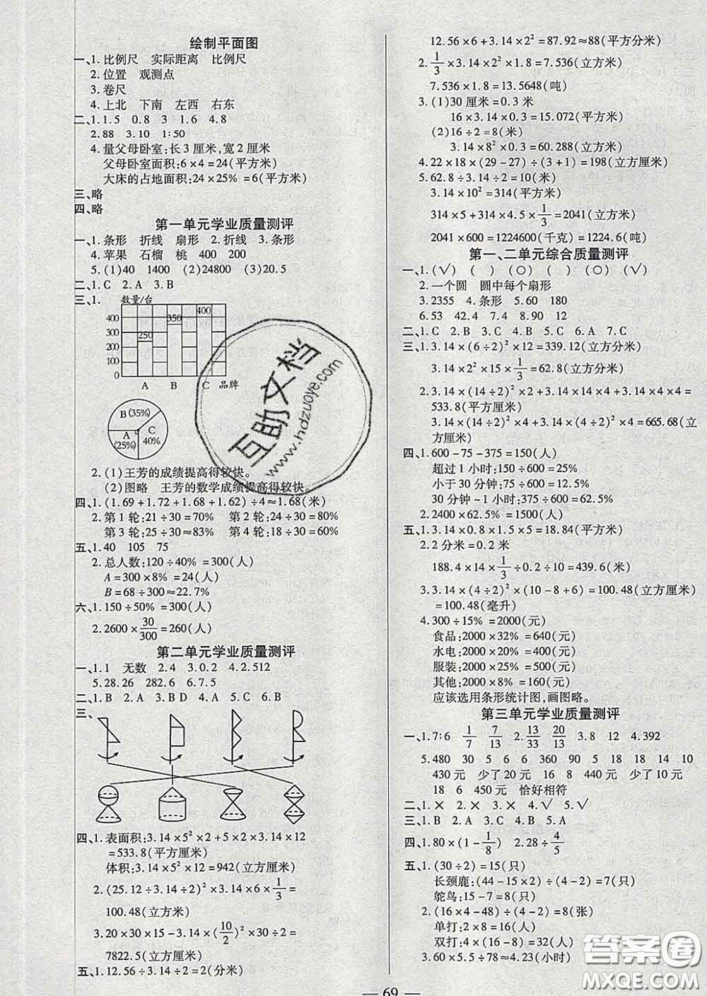 2020新版培優(yōu)紅領(lǐng)巾樂園六年級數(shù)學(xué)下冊蘇教版五星答案