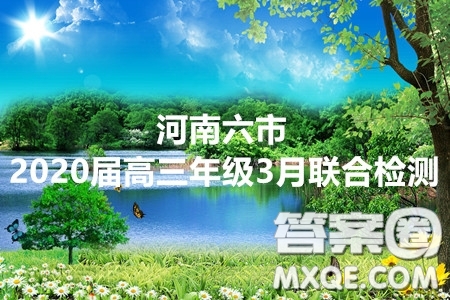 河南六市2020屆高三年級(jí)3月聯(lián)合檢測(cè)英語試題及答案