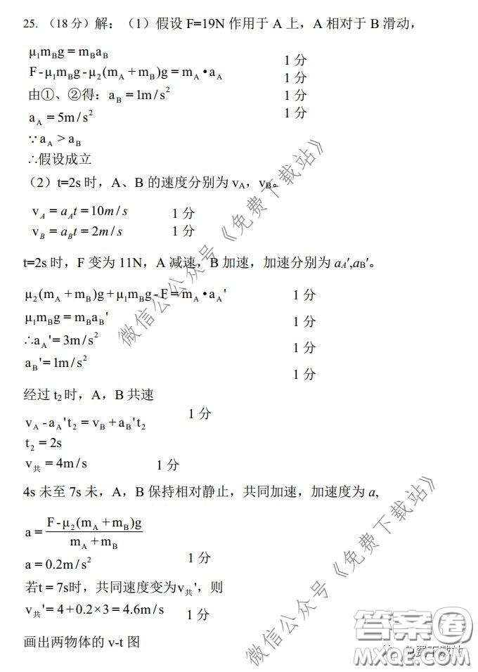 昆明第一中學2020屆高中新課標高三第六次考前基礎強化理科綜合答案
