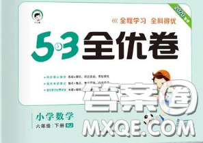 西安出版社2020新版53全優(yōu)卷六年級(jí)數(shù)學(xué)下冊人教版答案