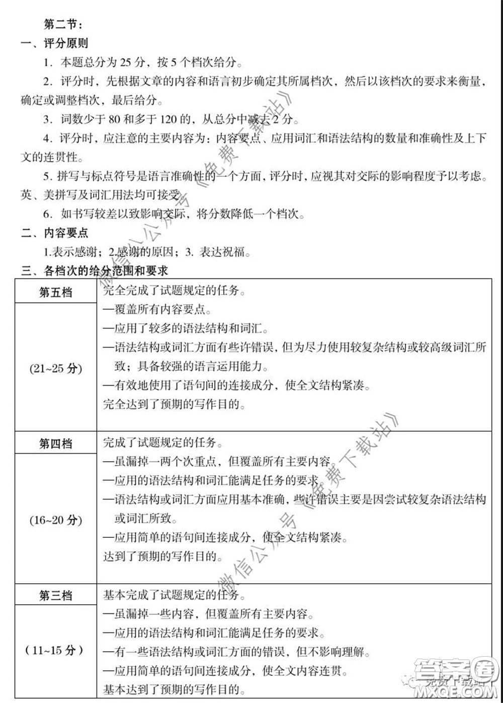 龍巖市2020年高中畢業(yè)班教學(xué)質(zhì)量檢查英語(yǔ)答案
