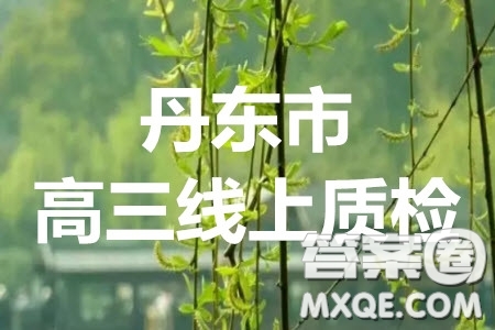 丹東市2020年高三線上教學(xué)質(zhì)量檢測(cè)理科數(shù)學(xué)試題及答案
