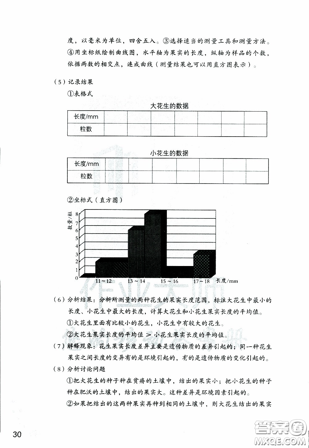 2020年知識與能力訓(xùn)練八年級下冊生物學(xué)人教版參考答案