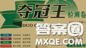 黑龍江美術(shù)出版社2020一線名師奪冠王檢測(cè)卷六年級(jí)數(shù)學(xué)下冊(cè)答案