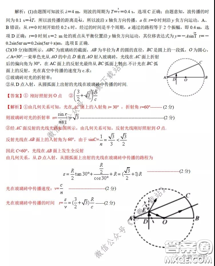 長(zhǎng)郡中學(xué)2020屆高三理綜訓(xùn)練七試題及答案