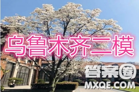 烏魯木齊地區(qū)2020年高三年級(jí)第二次質(zhì)量監(jiān)測(cè)文科數(shù)學(xué)答案