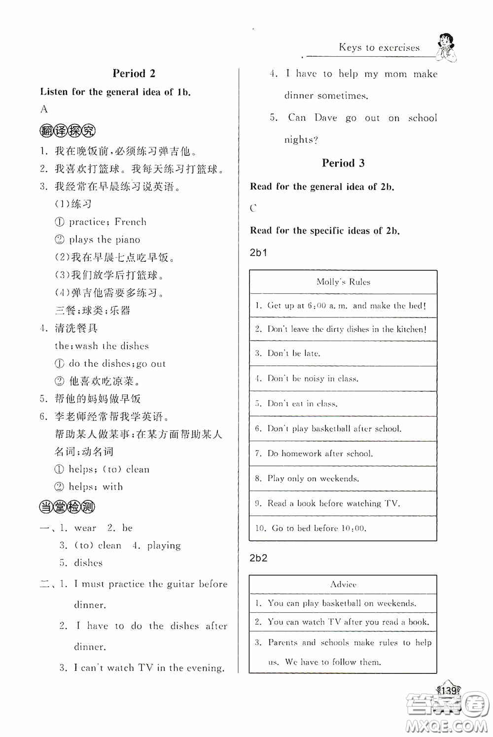 伴你學(xué)2020新課程助學(xué)叢書英語七年級(jí)下冊(cè)最新版答案