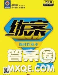2020新版練案課時作業(yè)本九年級英語下冊人教版答案