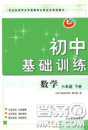 山東教育出版社2020初中基礎(chǔ)訓(xùn)練六年級(jí)數(shù)學(xué)下冊(cè)54學(xué)制版答案