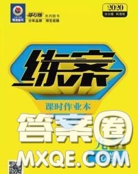 2020新版練案課時(shí)作業(yè)本九年級(jí)化學(xué)下冊(cè)滬教版答案