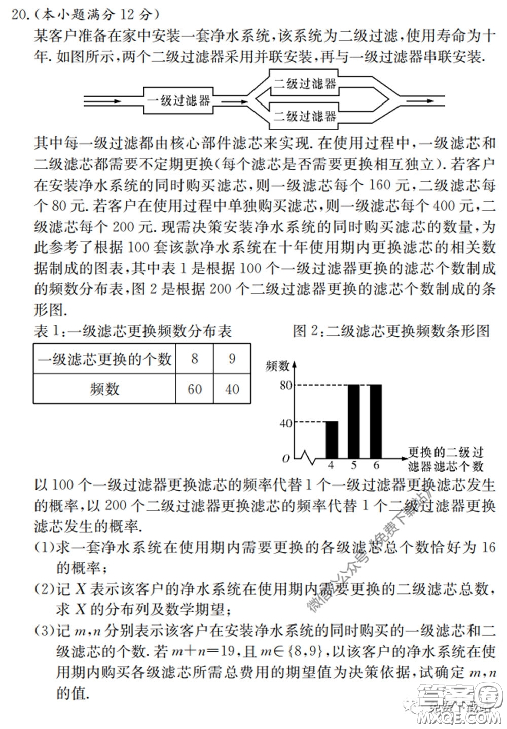2020屆湘贛皖長郡十五校高三聯(lián)考第一次考試理科數(shù)學試題及答案