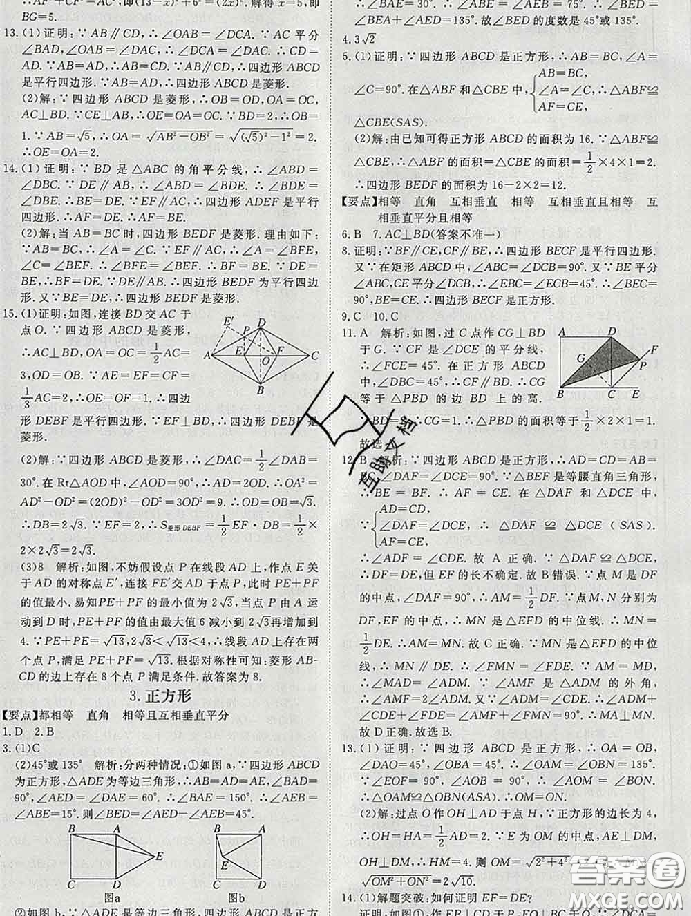 延邊大學出版社2020新版新領程叢書新領程八年級數(shù)學下冊滬科版參考答案