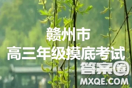 贛州市2020年高三年級(jí)摸底考試文科數(shù)學(xué)試題及答案