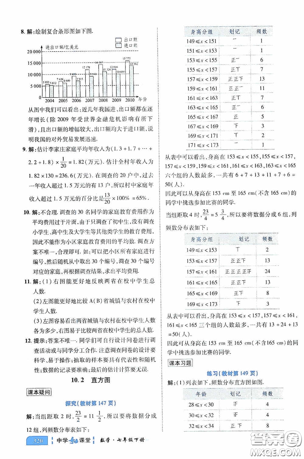 世紀英才中學奇跡課堂2020期末專題總復習七年級數(shù)學下冊人教版教材答案