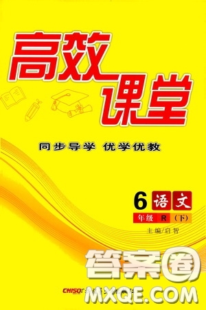 新疆青少年出版社2020高效課堂六年級(jí)語文下冊(cè)人教版答案