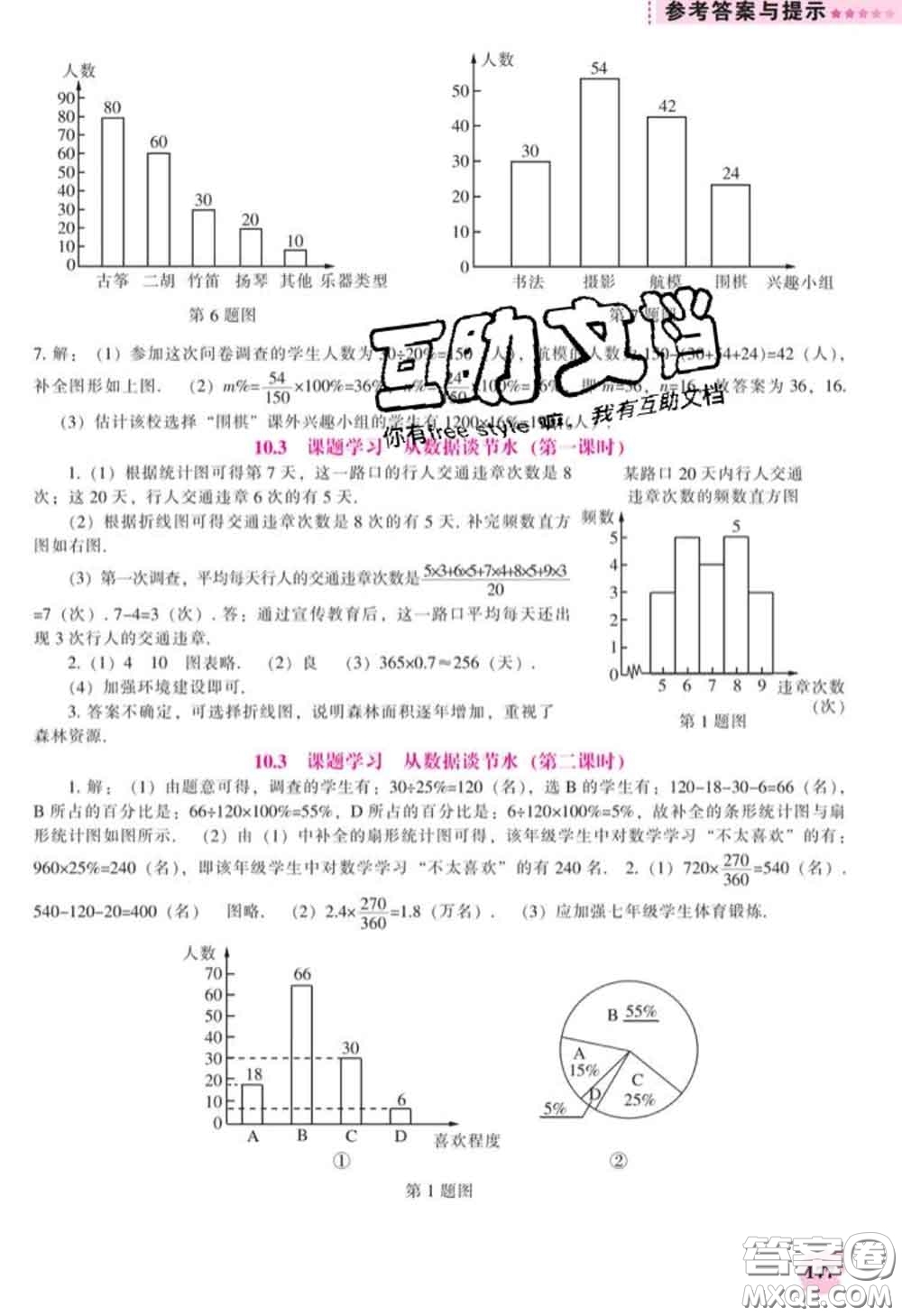 遼海出版社2020新版新課程數(shù)學(xué)能力培養(yǎng)七年級(jí)數(shù)學(xué)下冊(cè)人教版答案
