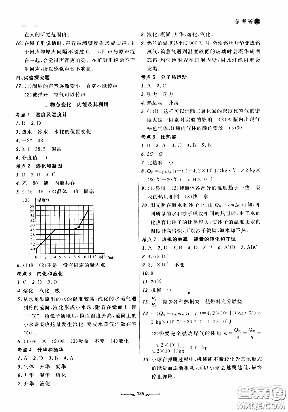 遼寧師范大學(xué)出版社2021新課程評(píng)價(jià)手冊(cè)九年級(jí)物理下冊(cè)答案