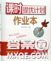 2020新版課時提優(yōu)計劃作業(yè)本九年級數(shù)學下冊蘇科版答案