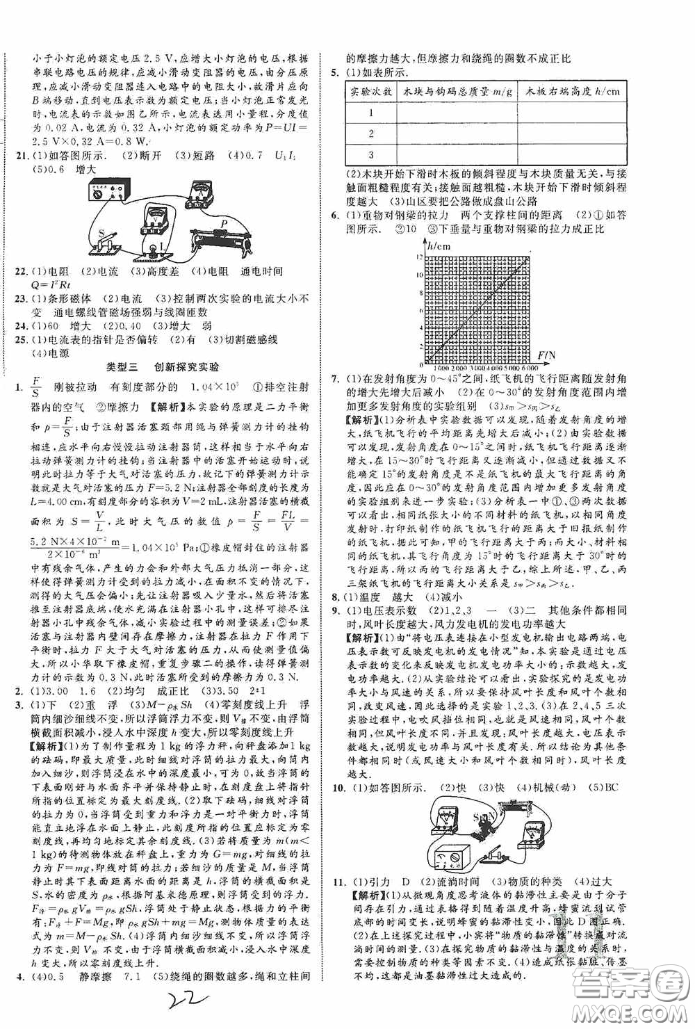 世界圖書(shū)出版公司2020陜西中考總復(fù)習(xí)優(yōu)化指導(dǎo)精講版物理答案
