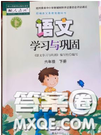 海燕出版社2020新版語文學(xué)習(xí)與鞏固六年級(jí)下冊(cè)人教版答案