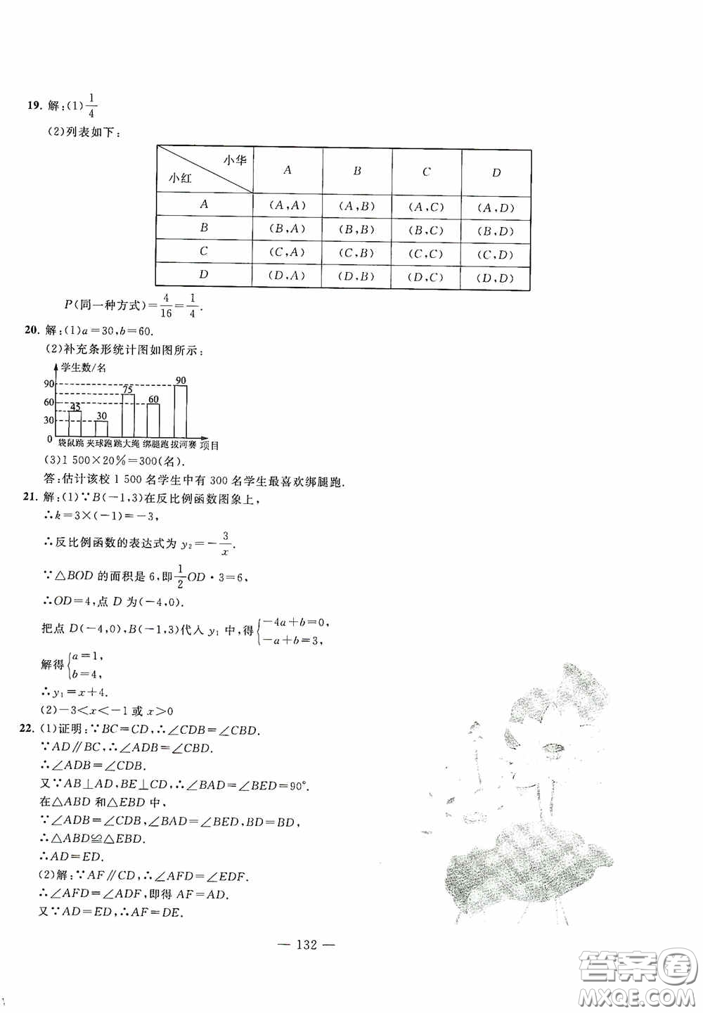 四維文化中考考什么2020中考沖刺模擬卷數(shù)學(xué)答案