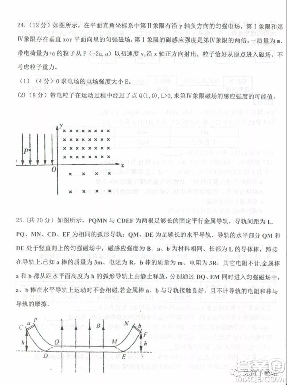 衡水中學(xué)2019-2020學(xué)年度高三年級(jí)下學(xué)期期中考試?yán)砜凭C合試題及答案