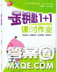 2020春金鑰匙1+1課時作業(yè)六年級數(shù)學(xué)下冊江蘇版答案