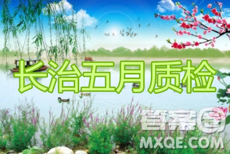 長(zhǎng)治市2020屆高三年級(jí)五月份質(zhì)量監(jiān)測(cè)理科數(shù)學(xué)試題及答案