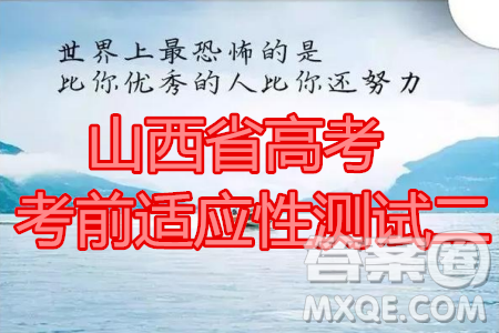 2020年山西省高考考前適應性測試二語文試題及答案