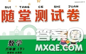 2020隨堂測(cè)試卷六年級(jí)數(shù)學(xué)下冊(cè)新課標(biāo)全國版答案